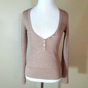 NWOT V-NECK Sweater by Lux Size M